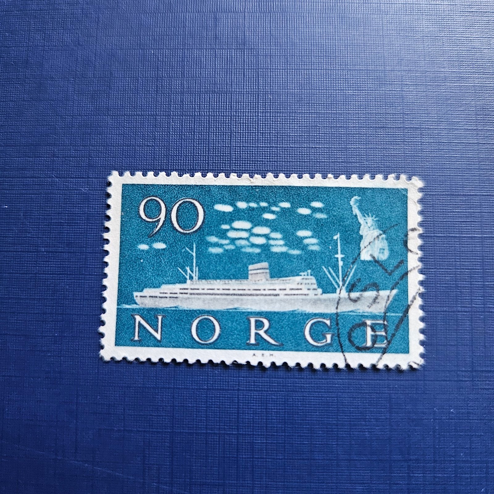 Noorwegen nr 448, Ophalen of Verzenden, Noorwegen, Gestempeld