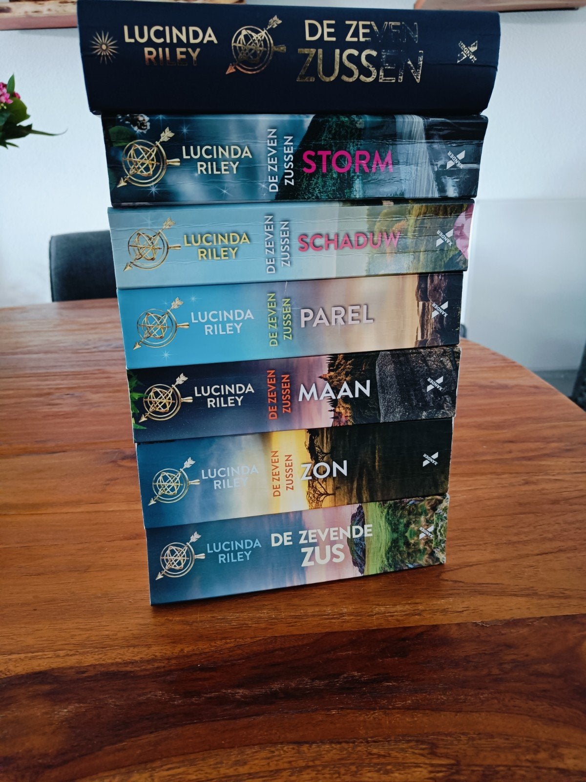 serie De Zeven Zussen van Lucinda Riley, Boeken, Ophalen of Verzenden, Gelezen, Lucinda Riley, Nederland