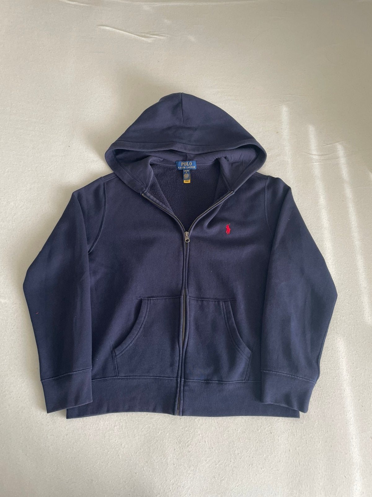 Ralph lauren zipper, Ophalen of Verzenden, Gedragen, Overige maten, Blauw