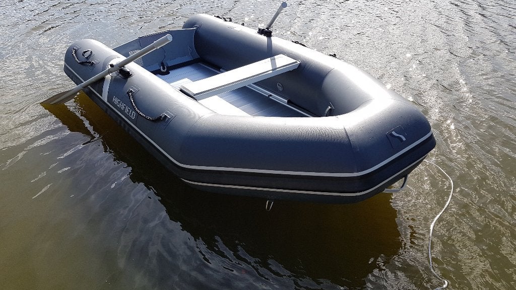 NAZOMERKOOPJE: Als nieuwe Highfield 290  met 6PK Mercury, Ophalen, Aluminium, Peddels, 6 pk
