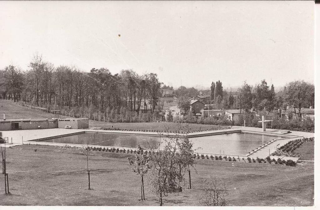 SCHAESBERG Zwembad DE MOL, Verzamelen, Ophalen of Verzenden, 1960 tot 1980, Ongelopen, Limburg