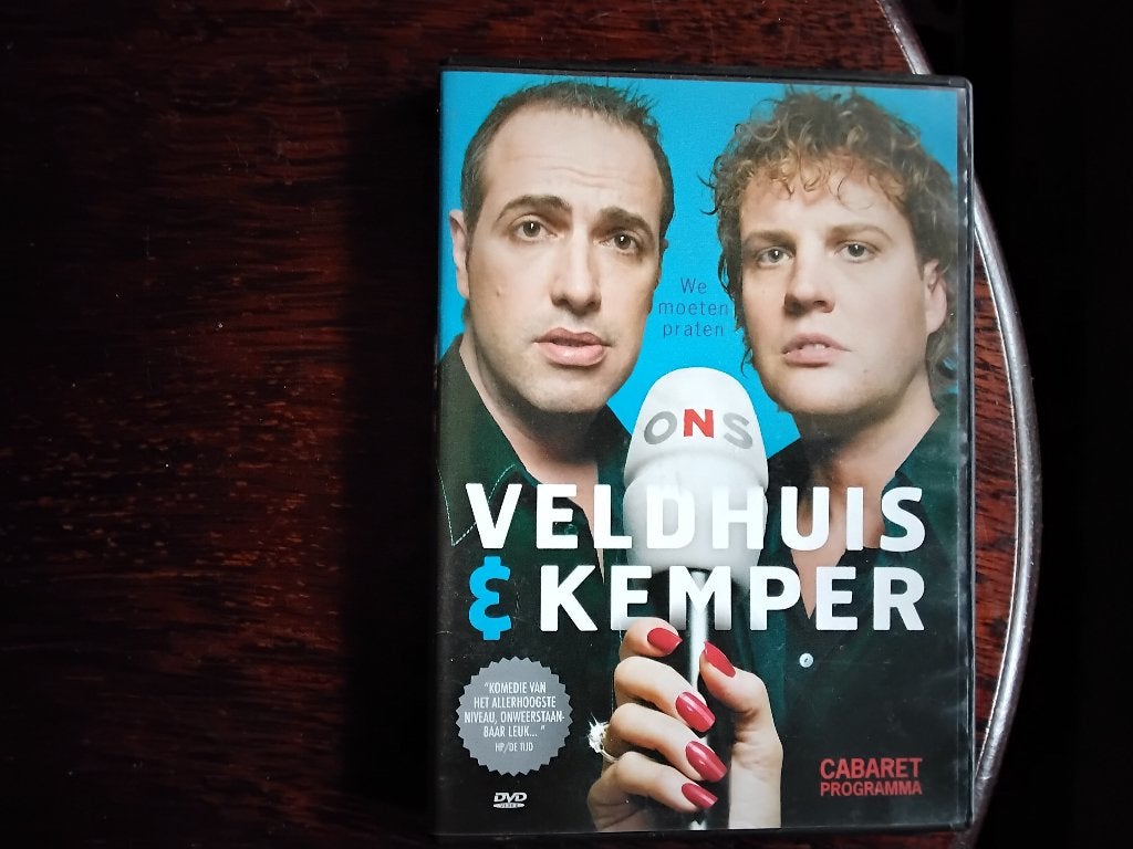 Veldhuis & kemper we moeten praten, origineel, Stand-up of Theatershow, Alle leeftijden, Zo goed als nieuw, Ophalen of Verzenden