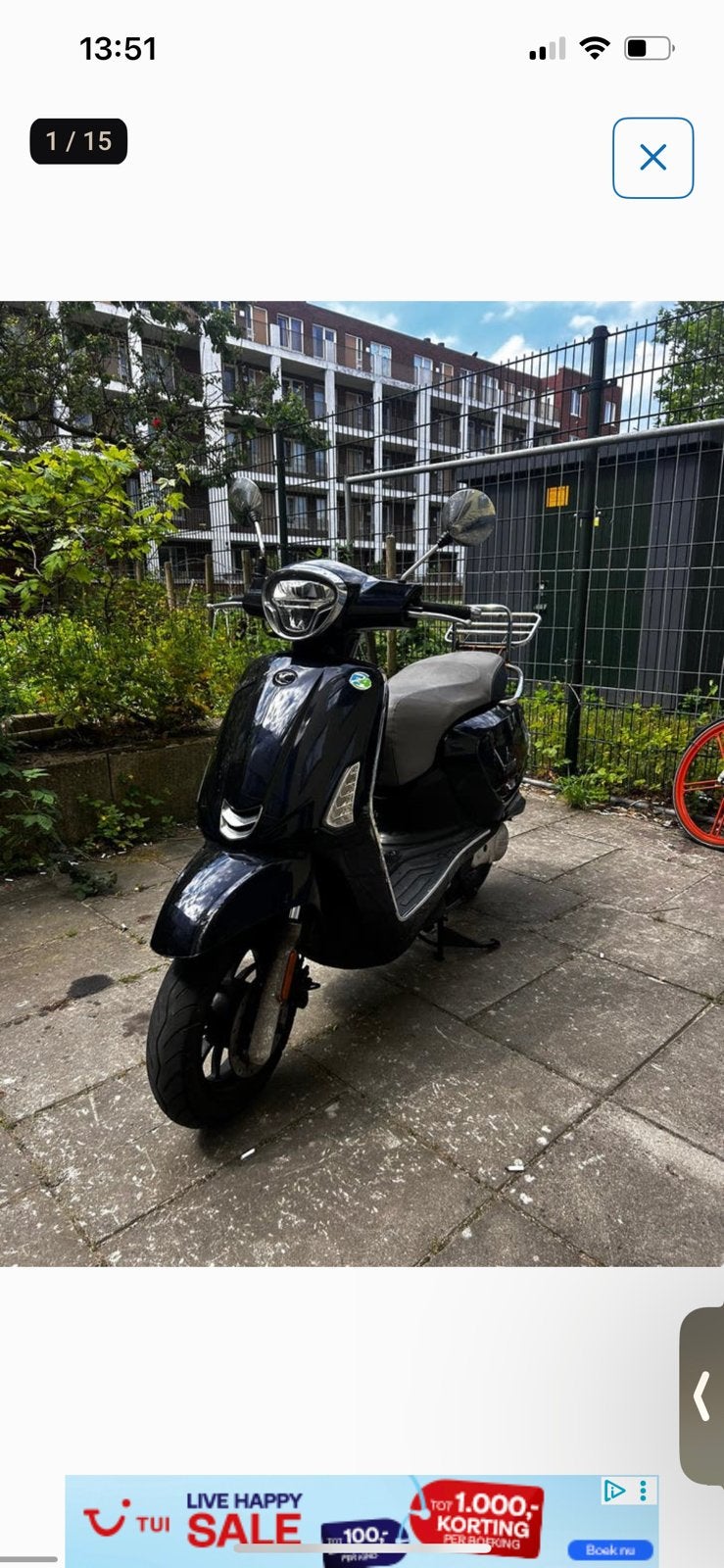 Klus scooter kymo new like 2020 17.000 km lees omschrijving!, Fietsen en Brommers, Scooters | Kymco, Ophalen, Gebruikt, Maximaal 45 km/u