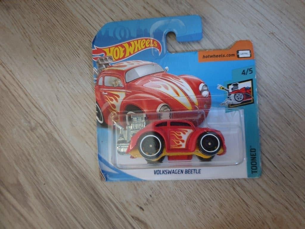 hotwheels hot wheels vw kever beetle tooned rood, Ophalen of Verzenden, Nieuw, Auto