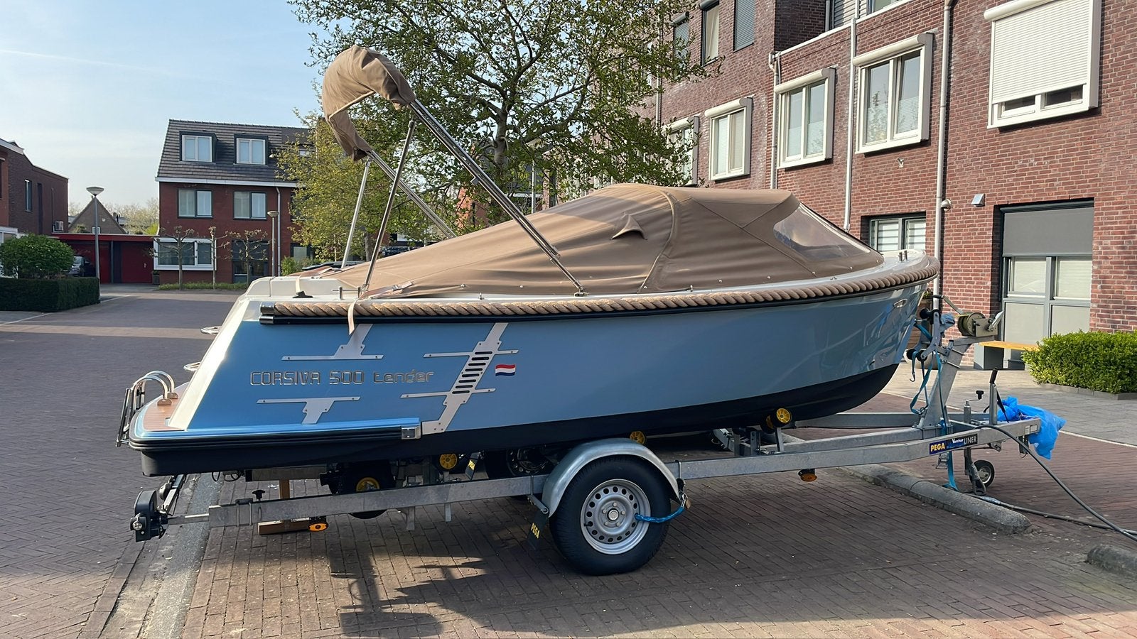Corsiva 500 tender vaarbewijs vrij, Ophalen, Tender, 5 m, Zo goed als nieuw