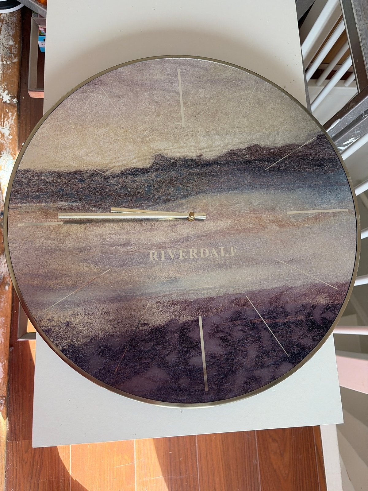 Riverdale Wandklok - Ø 50cm, Ophalen of Verzenden, Overige merken, Wandklok