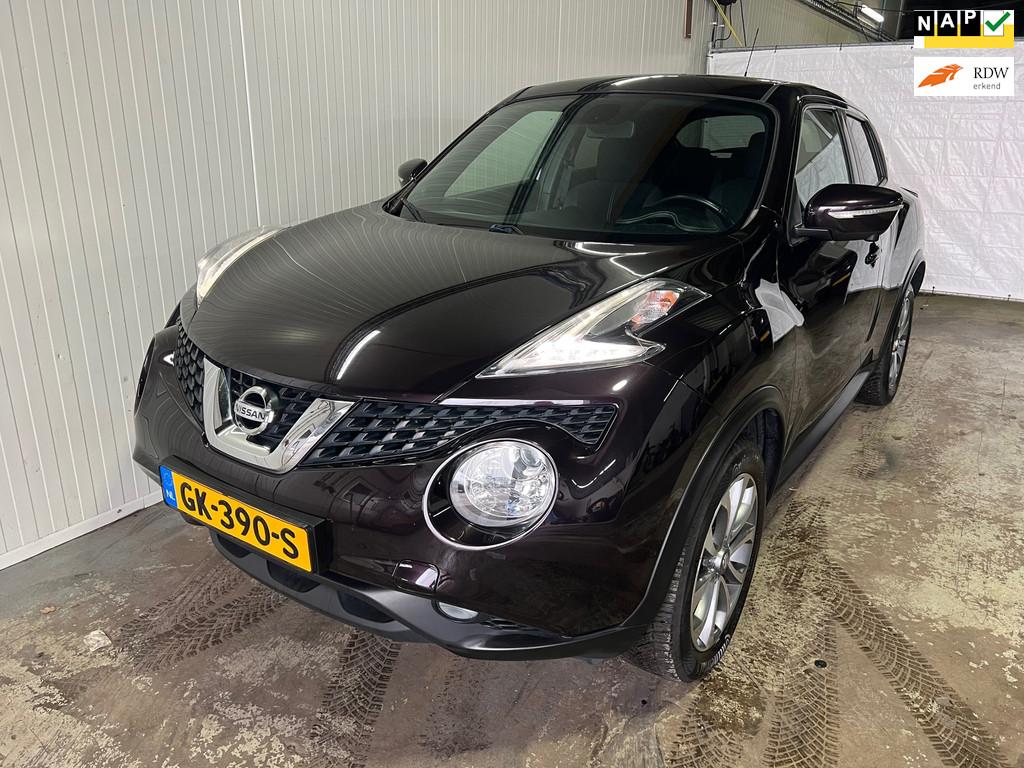 Nissan Juke 1.2 DIG-T S/S Connect Edition unieke kleur paars, Auto's, Nissan, Voorwielaandrijving, 116 pk, Origineel Nederlands