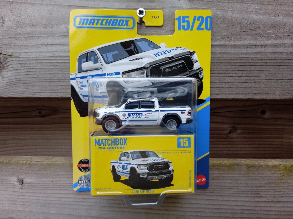 Dodge Ram Rebel '20 NYPD Matchbox, Ophalen, Nieuw, Auto