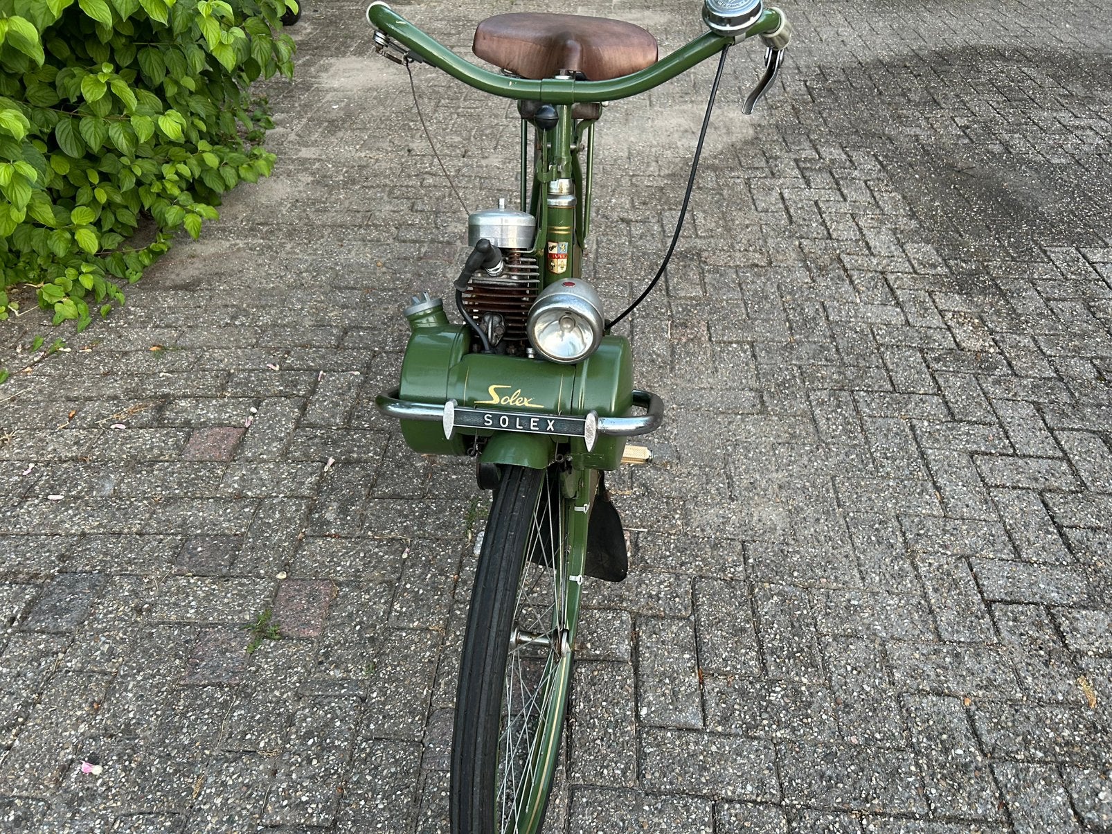 Groene Solex Populair, Fietsen en Brommers, Ophalen, Zo goed als nieuw
