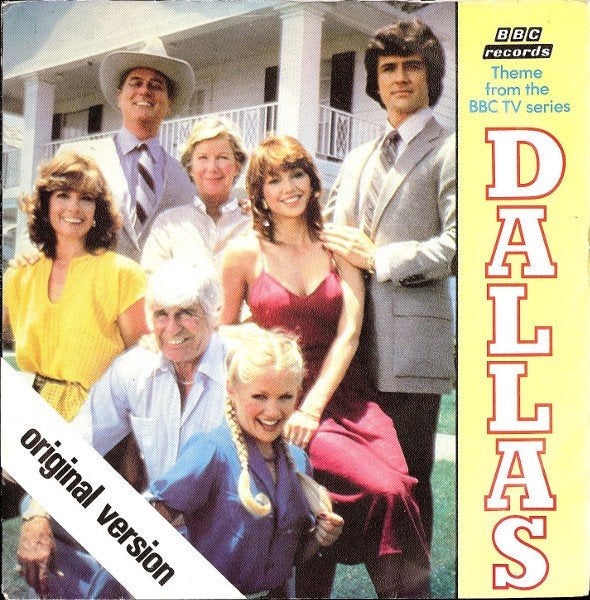 Single (1982) DALLAS - The Frank Barber Orchestra, Cd's en Dvd's, Gebruikt, Fotohoes, Filmmuziek en Soundtracks, 7 inch
