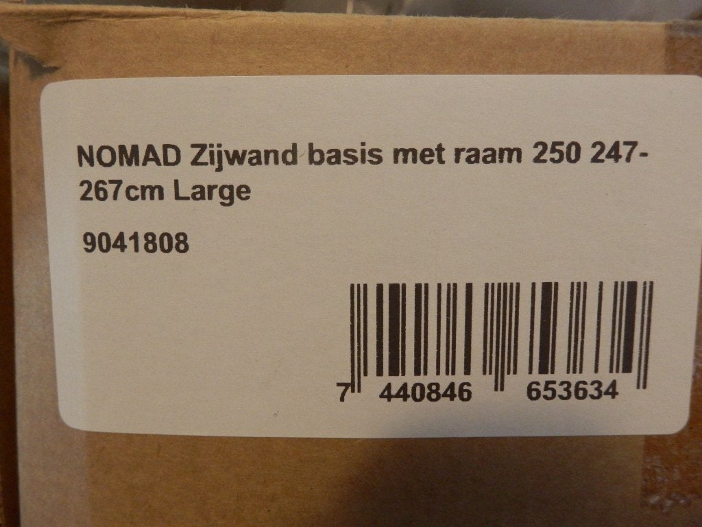 Nieuw: REDA zijwand met raam en Rafterstangen, Caravans en Kamperen, Camper-accessoires, Ophalen, Nieuw