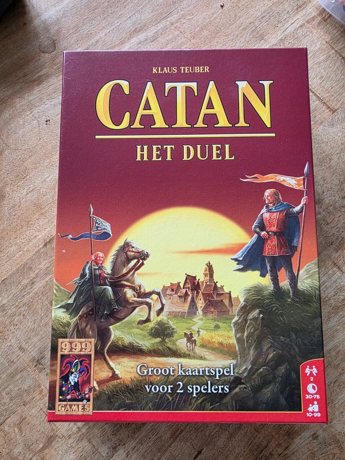 Catan het duel, Hobby en Vrije tijd, Gezelschapsspellen | Kaartspellen, Ophalen of Verzenden, Zo goed als nieuw