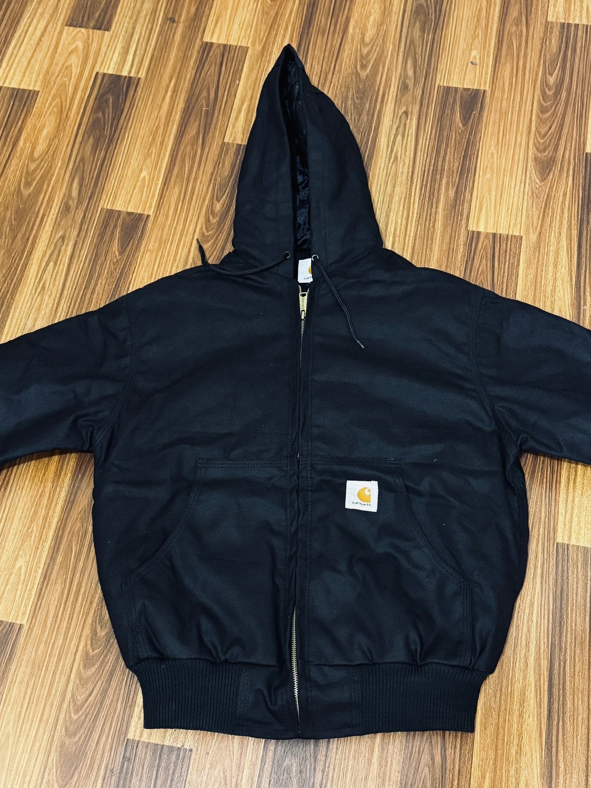 Carhartt zwarte werkjas (rework), Kleding | Heren, Ophalen, Zo goed als nieuw, Zwart