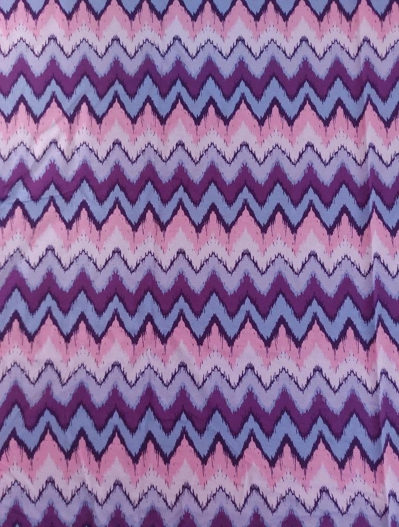 Tricot stof roze, lila en paars, Hobby en Vrije tijd, Stoffen en Lappen, 120 cm of meer, Paars, Nieuw, Ophalen of Verzenden
