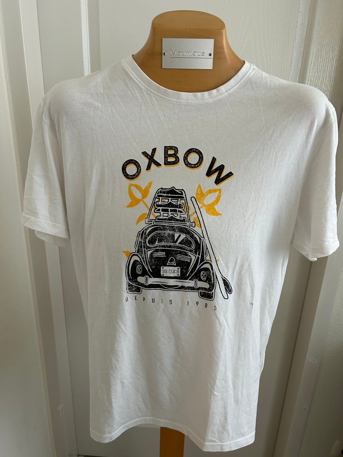 NIEUW Oxbow T-shirt wit met print VW kever Beetle Maat XL, Ophalen of Verzenden, Nieuw, Maat 56/58 (XL), Wit