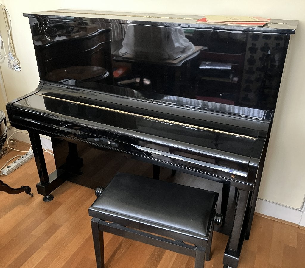 Prachtige Samick Piano SU-127, Muziek en Instrumenten, Ophalen, Zwart, Zo goed als nieuw, Piano