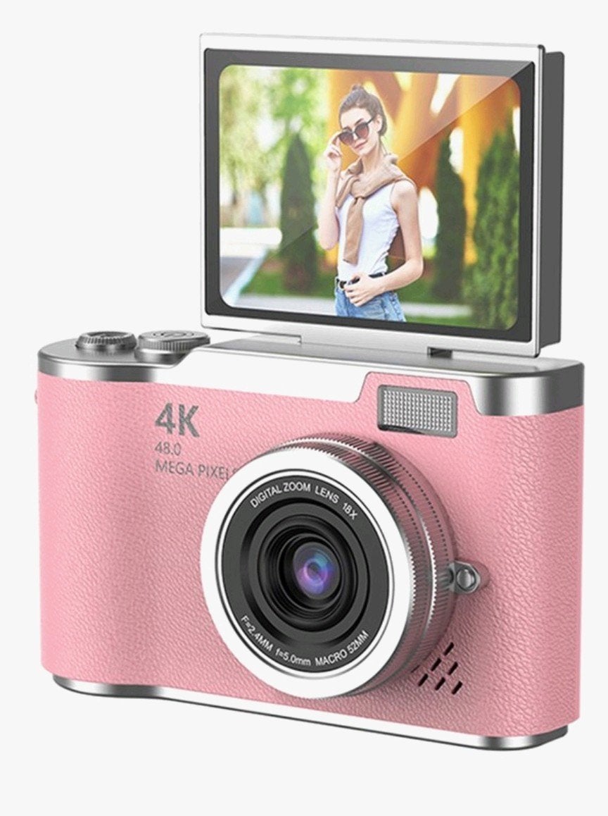 Roze 4K Digitale Compactcamera - Nieuw in Doos, Nieuw, Ophalen of Verzenden, Compactcamera, Overige Merken