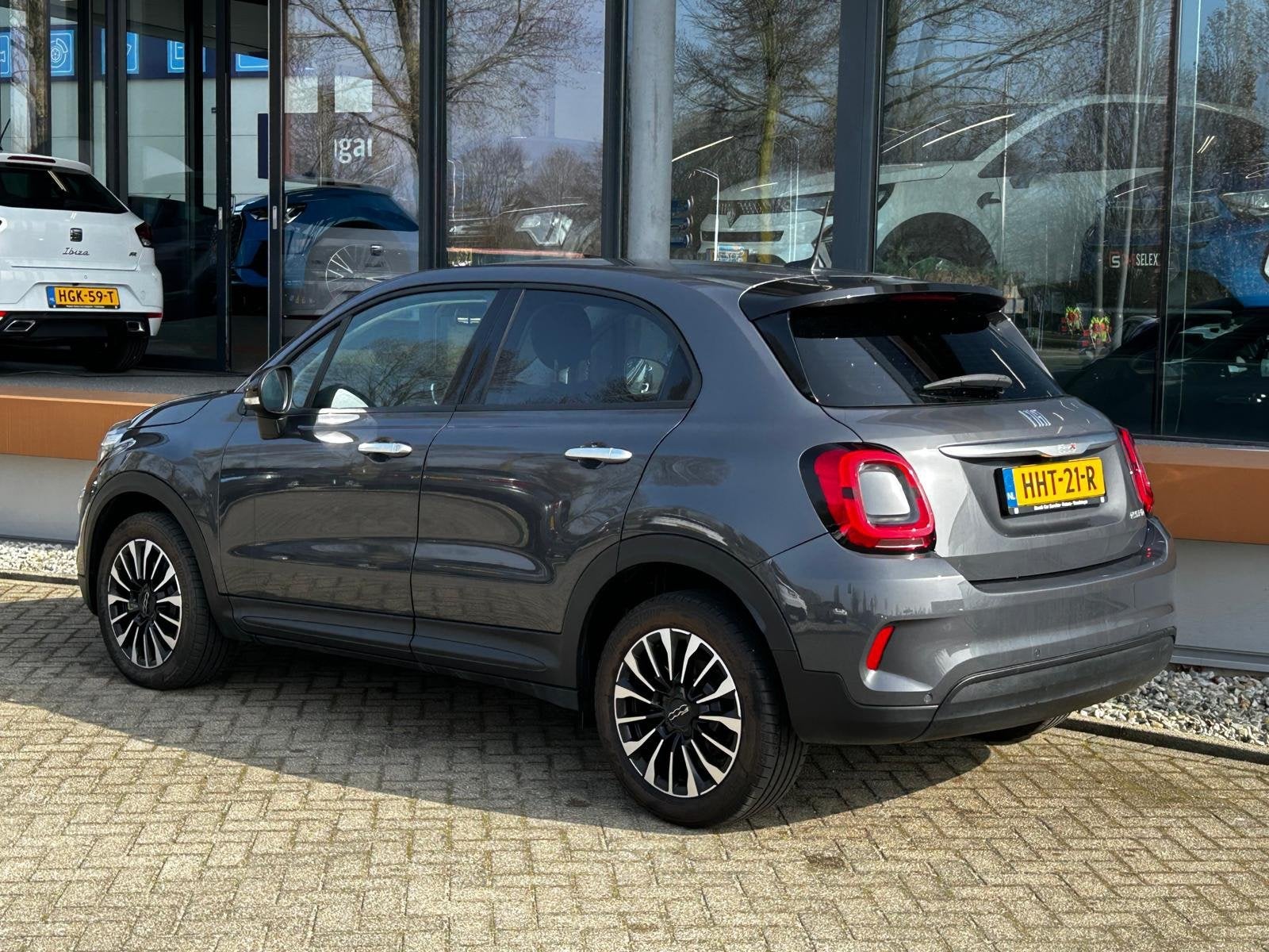 Fiat 500 X 1.5 Hybrid |130 PK|DCT Dolcevita | Automaat, Auto's, Dealer onderhouden, Gebruikt, Zwart, 4 cilinders