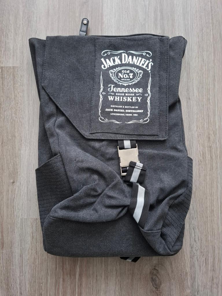 Jack Daniel's Old No.7 merk canvas rugzak, Ophalen of Verzenden, Nieuw, Overige merken