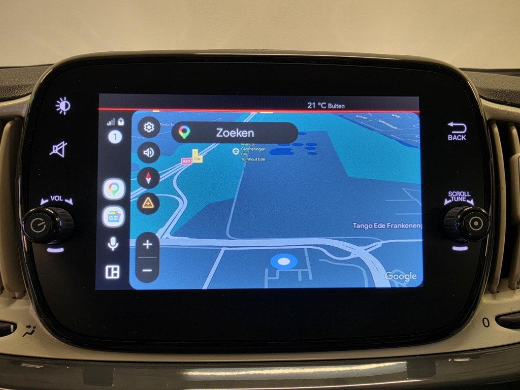Fiat 500 1.0 Hybrid Lounge | Airco | Apple CarPlay / Android, Auto's, Stof, Met garantie (alle), 4 stoelen, Start-stop-systeem