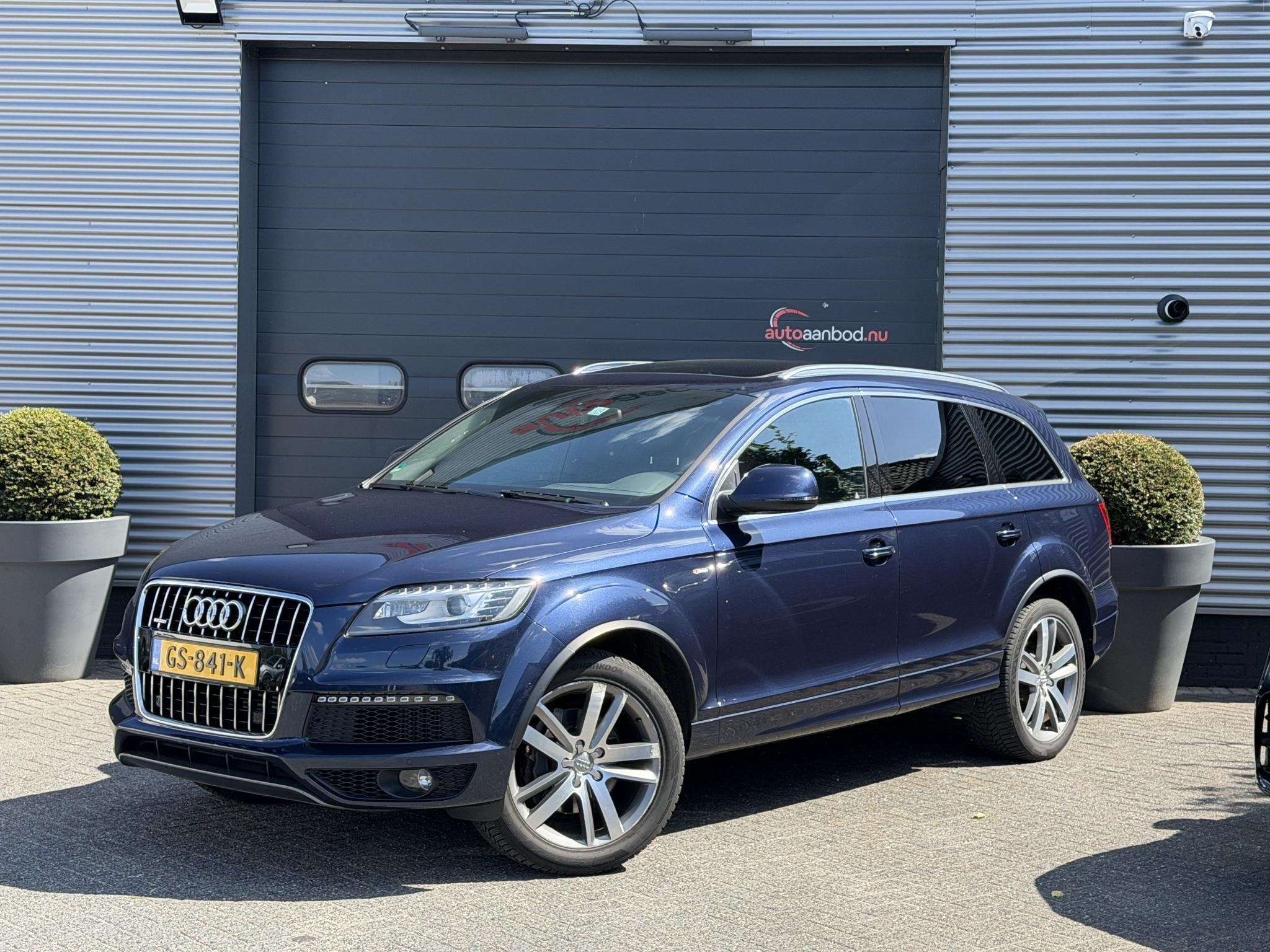 Audi Q7 3.0 TDI quattro Pro Line S 5+2 | Panoramadak | Camer, Auto's, Audi, Automaat, Euro 5, Zwart, Blauw
