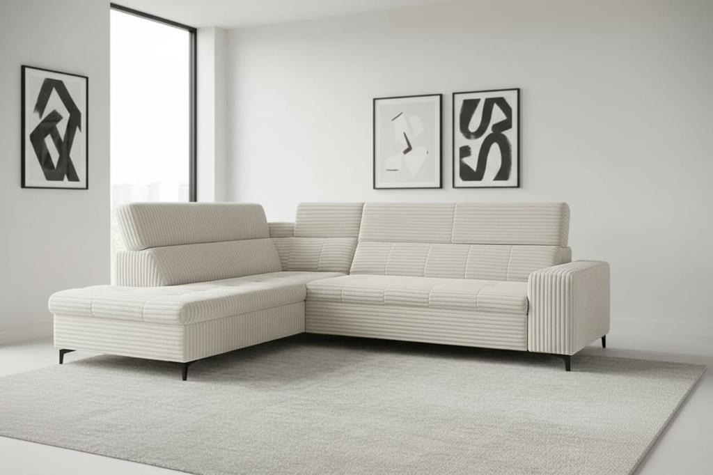 Nieuwe hoekbank met bed en opberg diverse kleuren en stoffen, Ophalen of Verzenden, Nieuw, 150 cm of meer, Vierpersoons of meer