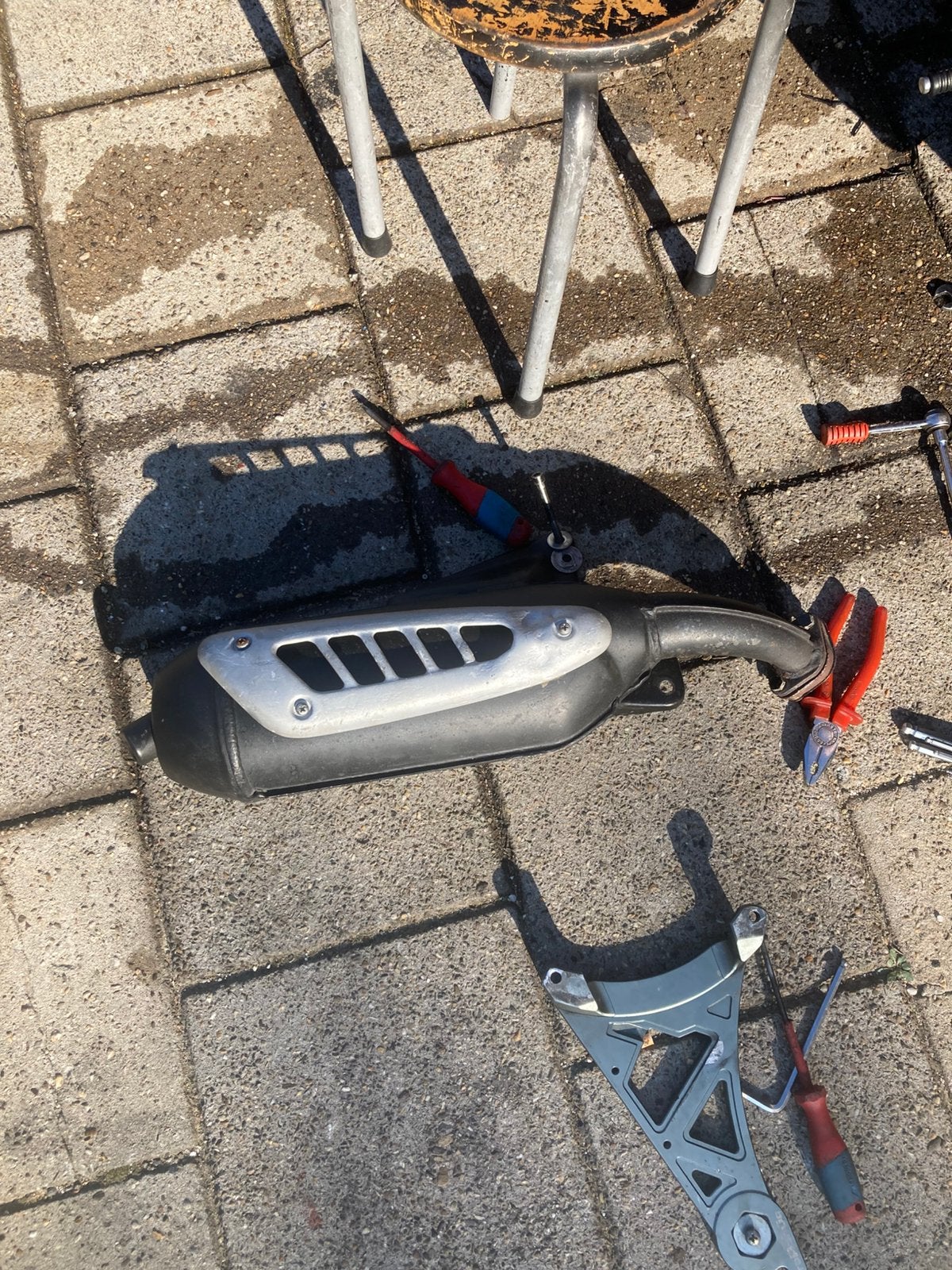 Frisse sm04 + rvs bocht, Ophalen of Verzenden, Zo goed als nieuw, Uitlaat