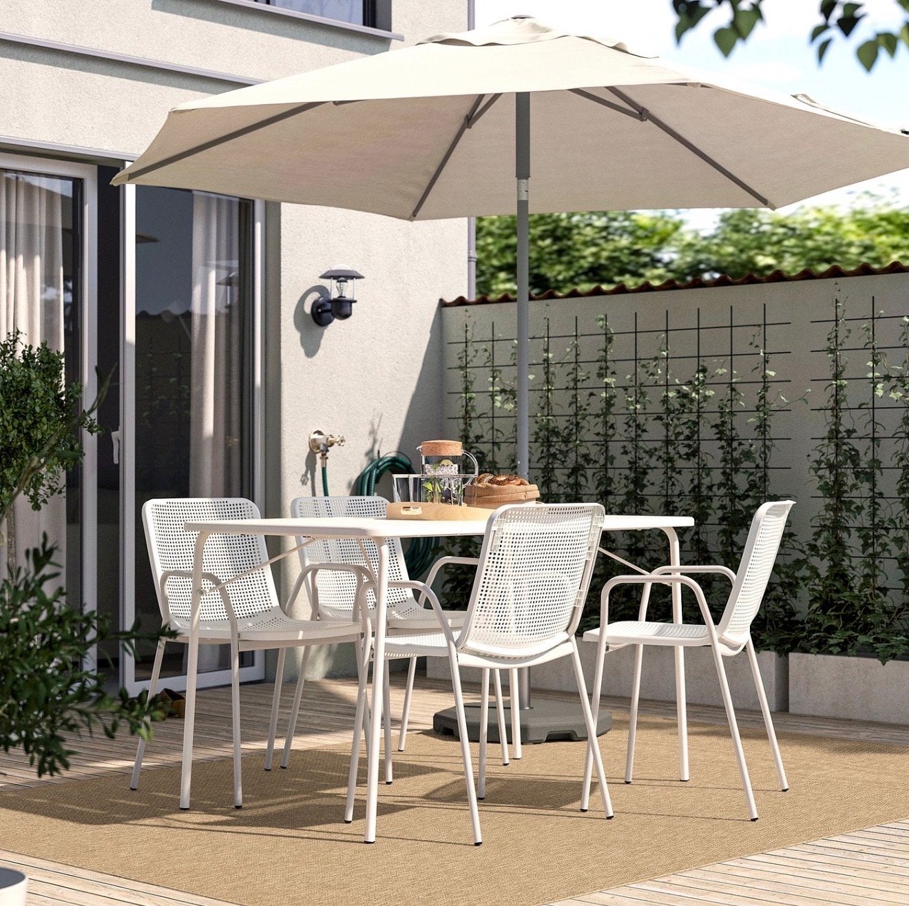 Ikea Lattbetong 200x300, Ophalen, Beige, 200 cm of meer, Zo goed als nieuw
