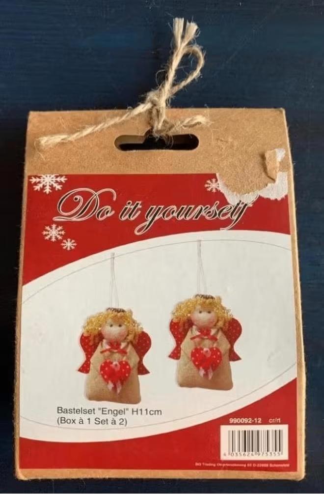 DIY do it yourself engeltje, zelf kerstengeltje maken, knuts, Ophalen of Verzenden, Nieuw