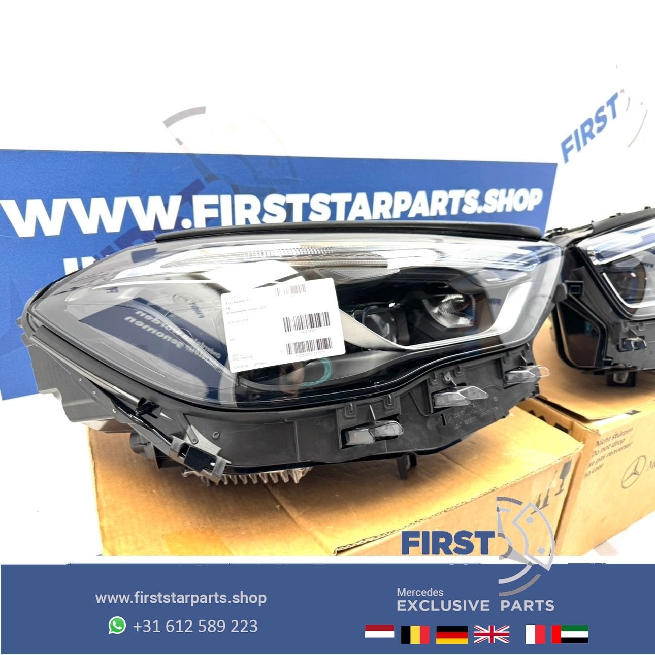 H247 GLA FACELIFT MULTIBEAM KOPLAMP RECHTS A2479064202 Merce, Gebruikt, -, Ophalen of Verzenden, -