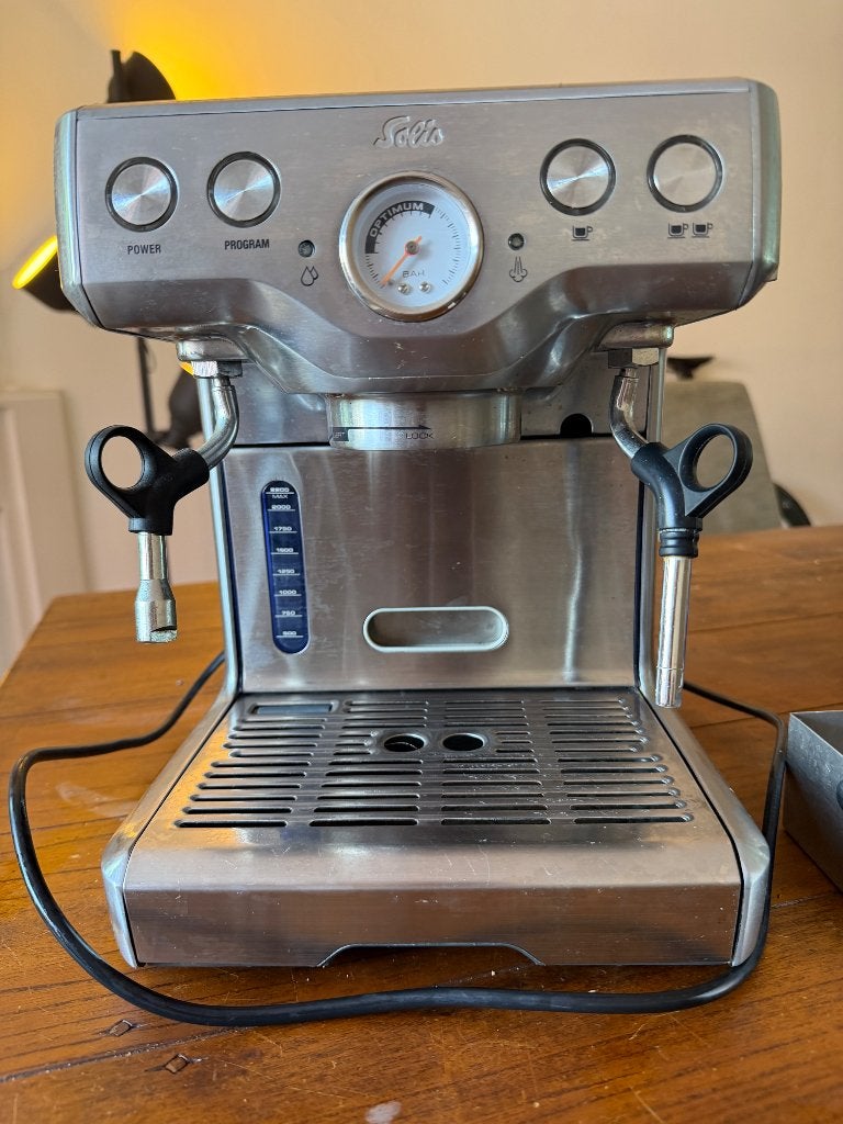 Solis Koffie apparaat, Ophalen, Gemalen koffie, 2 tot 4 kopjes, Afneembaar waterreservoir