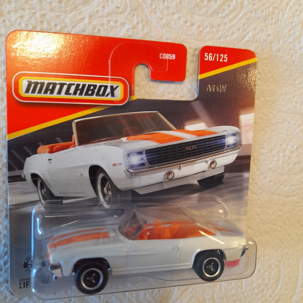 Matchbox 1969 Camaro SS 396, Ophalen of Verzenden, Nieuw, Auto