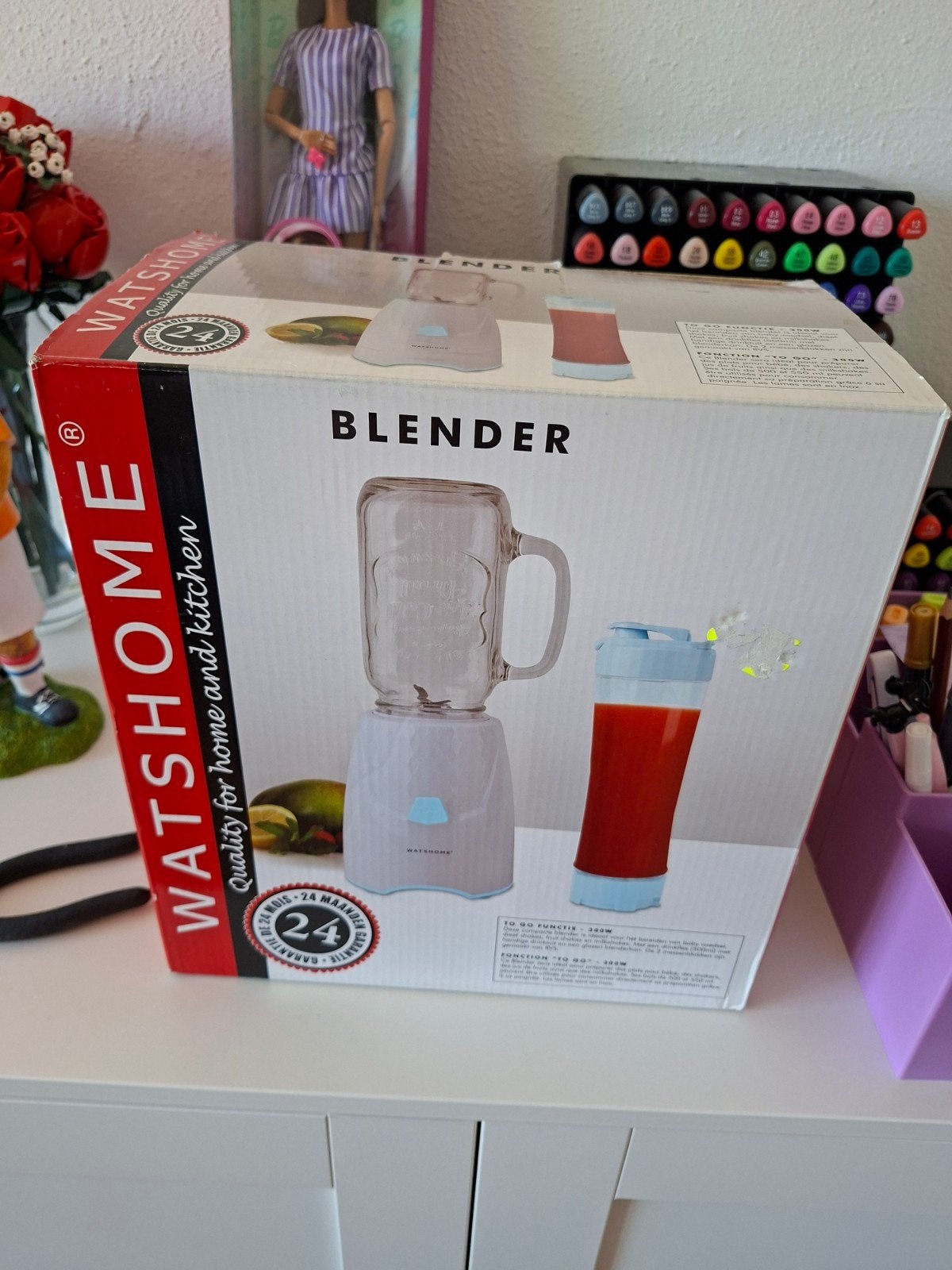 WatsHome Blender To Go - Compacte 300W Blender, Ophalen, Nieuw, Blender