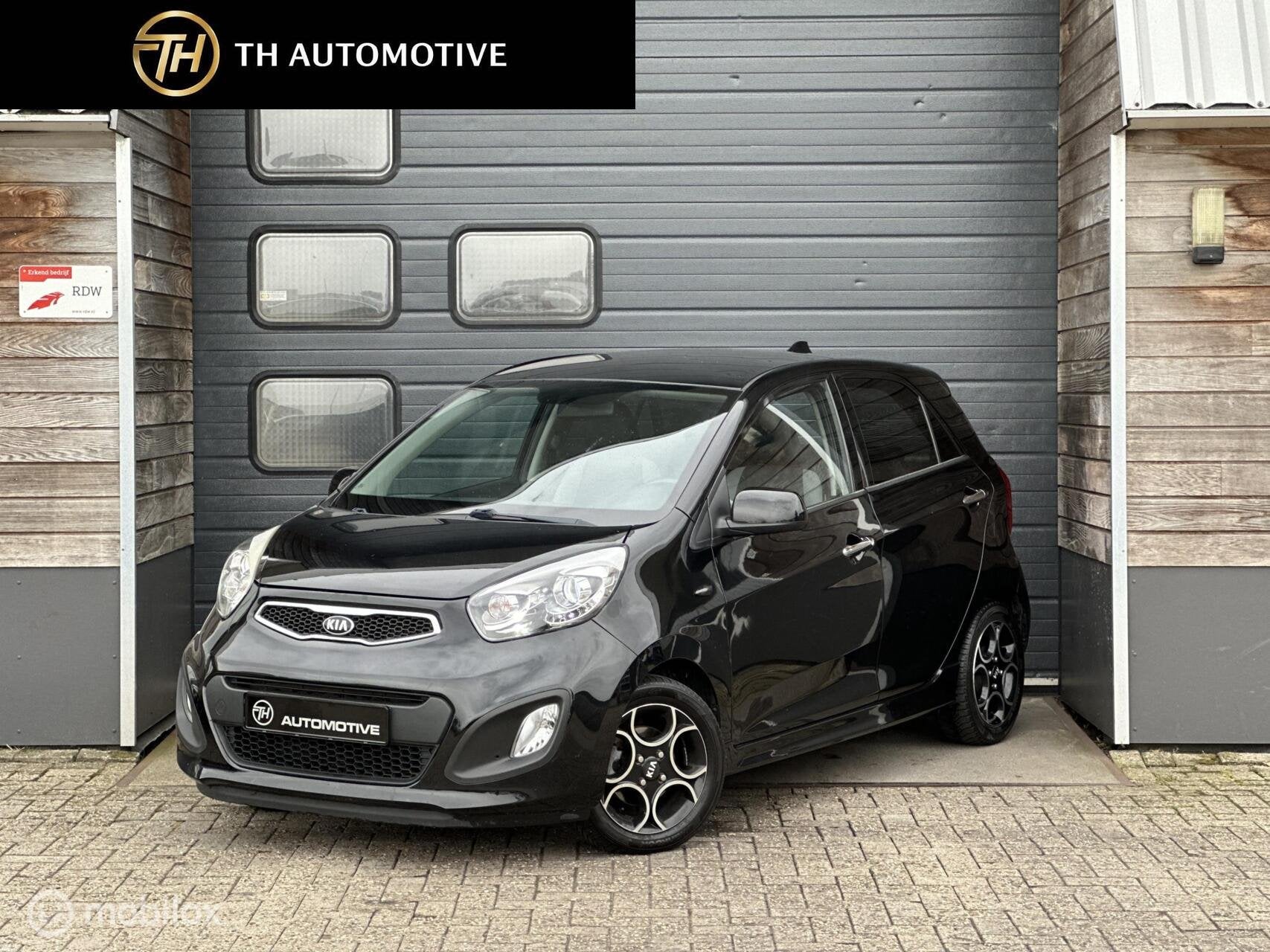 Kia Picanto 1.2 CVVT ExecutiveLine,CarPlay., Auto's, Voorwielaandrijving, 86 pk, Gebruikt, Zwart
