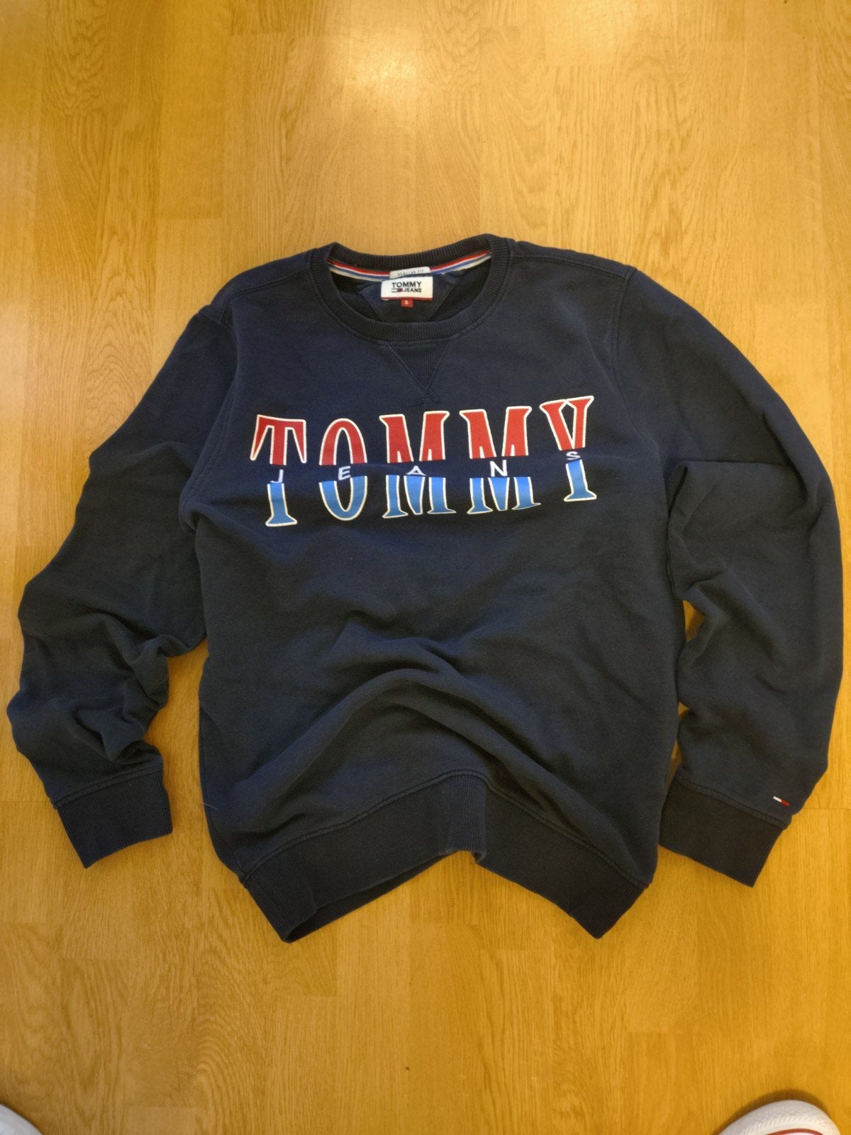 Tommy Jeans sweater maat S, Kleding | Heren, Truien en Vesten, Blauw, Ophalen of Verzenden, Tommy Jeans, Gedragen