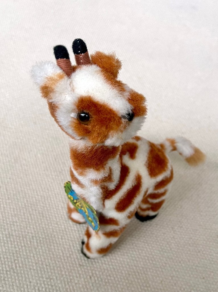 vintage pluche knuffel giraffe, Overige merken, Giraf, Overige karakters, Nieuw