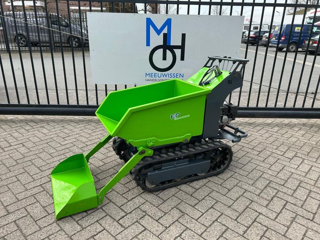 Merlo M500DP benzine rupsdumper met laadschop BJ2021 MARGE, Ophalen, Zo goed als nieuw, Handmatig, Merlo