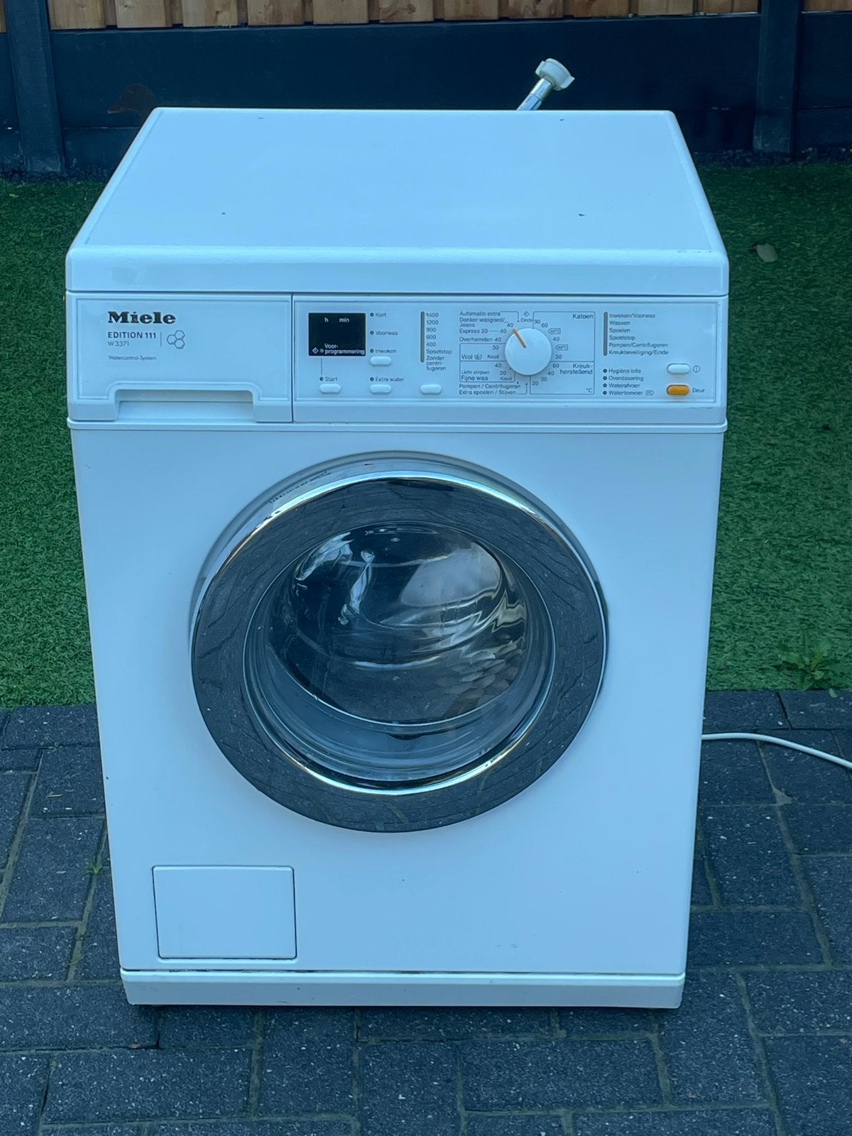 Miele W3371 Edition 111 Wasmachine, Witgoed en Apparatuur, Ophalen, Gebruikt, Voorlader, Kort programma