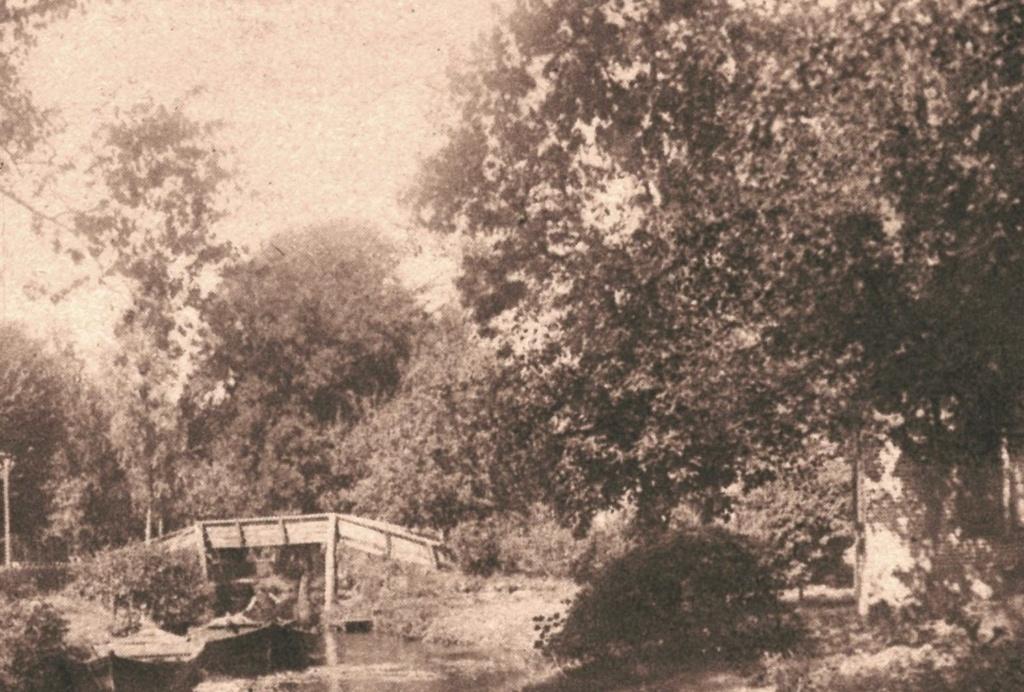 983798 Giethoorn Punter Ov 1932 Gelopen met postzegel, Ophalen of Verzenden, 1920 tot 1940, Gelopen, Overijssel