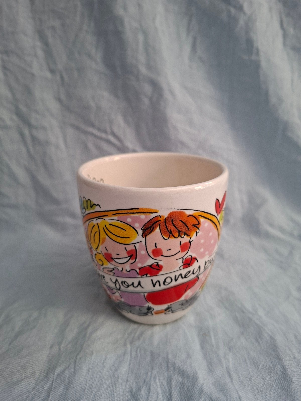blond Amsterdam senseo mokje 0,2L, Zo goed als nieuw, Aardewerk, Blond Amsterdam, Mok
