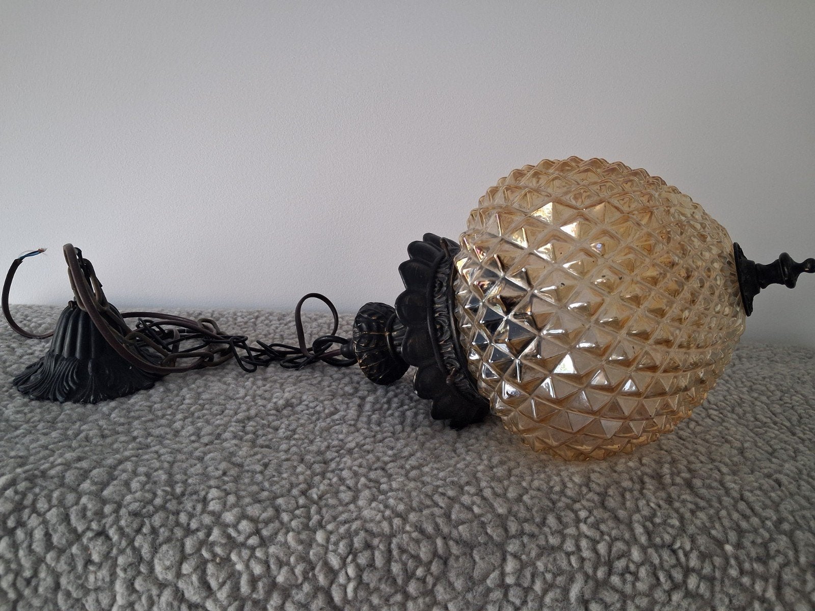 Vintage bollamp, Ophalen