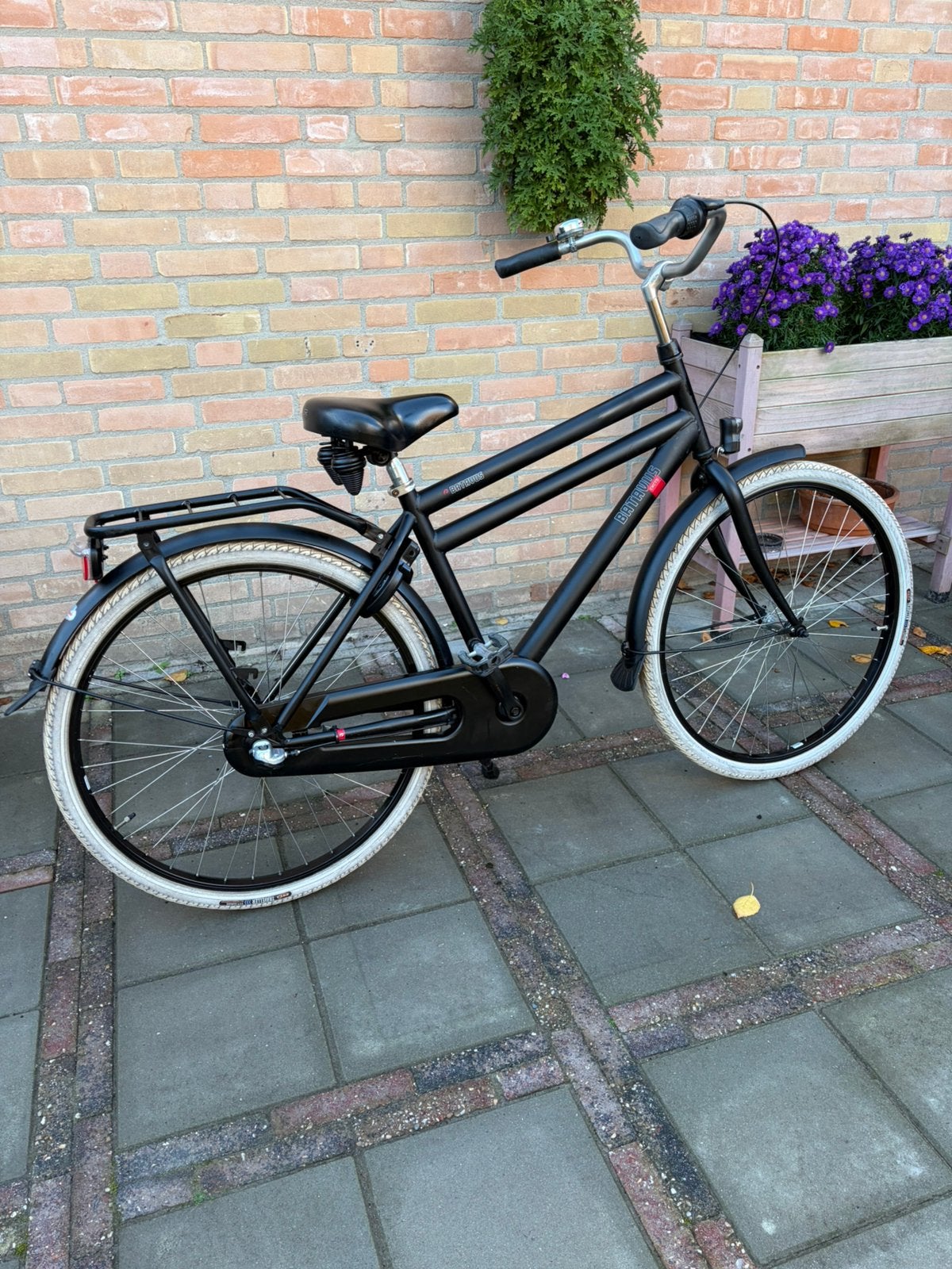 Nette | Batavus | 26inch | Jongensfiets | Mat Zwart | 3Versn, Terugtraprem, Gebruikt, Versnellingen, Ophalen