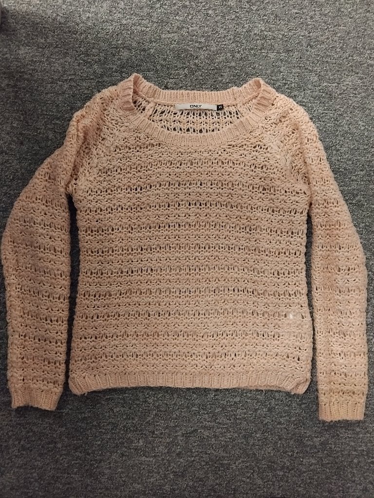 Only trui roze maat XS grof gebreid truitje, Only, Ophalen of Verzenden, Zo goed als nieuw, Roze
