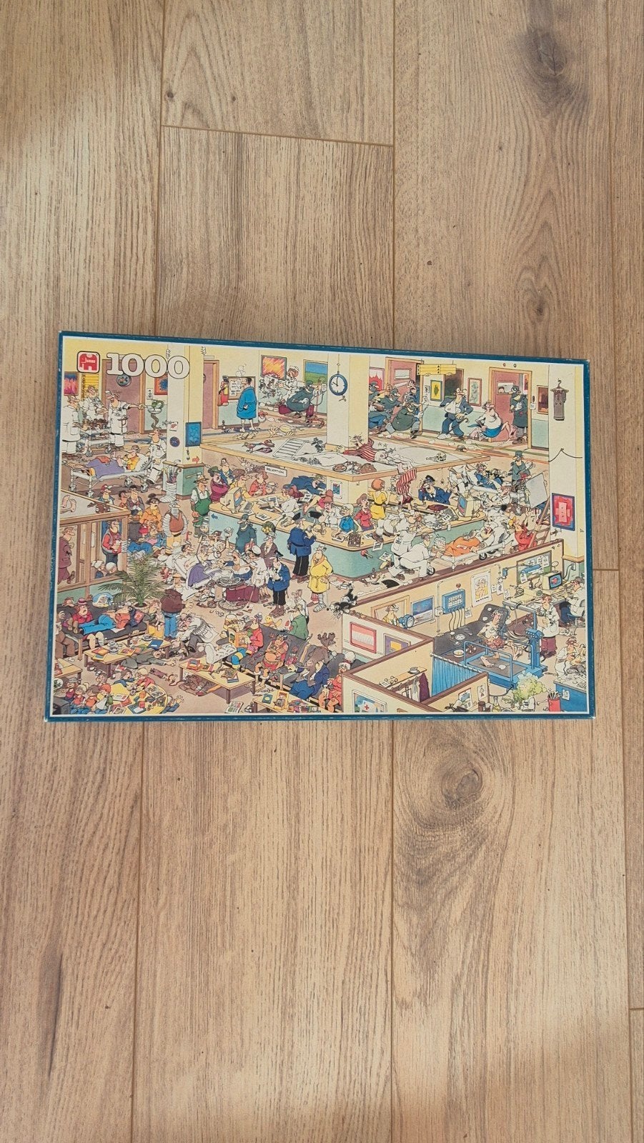 Jan van Haasteren puzzel 1000 stukjes "Van harte Beterschap", Ophalen, 500 t/m 1500 stukjes, Gebruikt, Legpuzzel