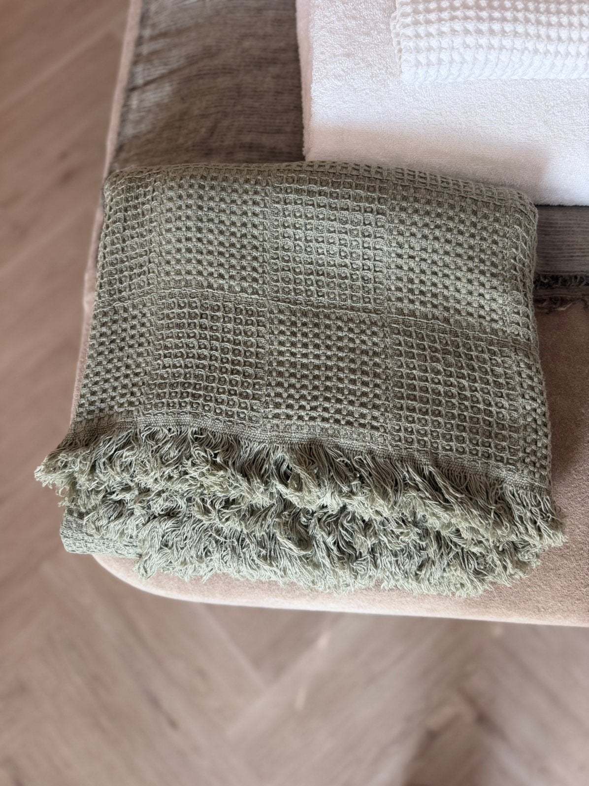 Zara Home plaid deken massagehanddoek, Ophalen of Verzenden, Zo goed als nieuw