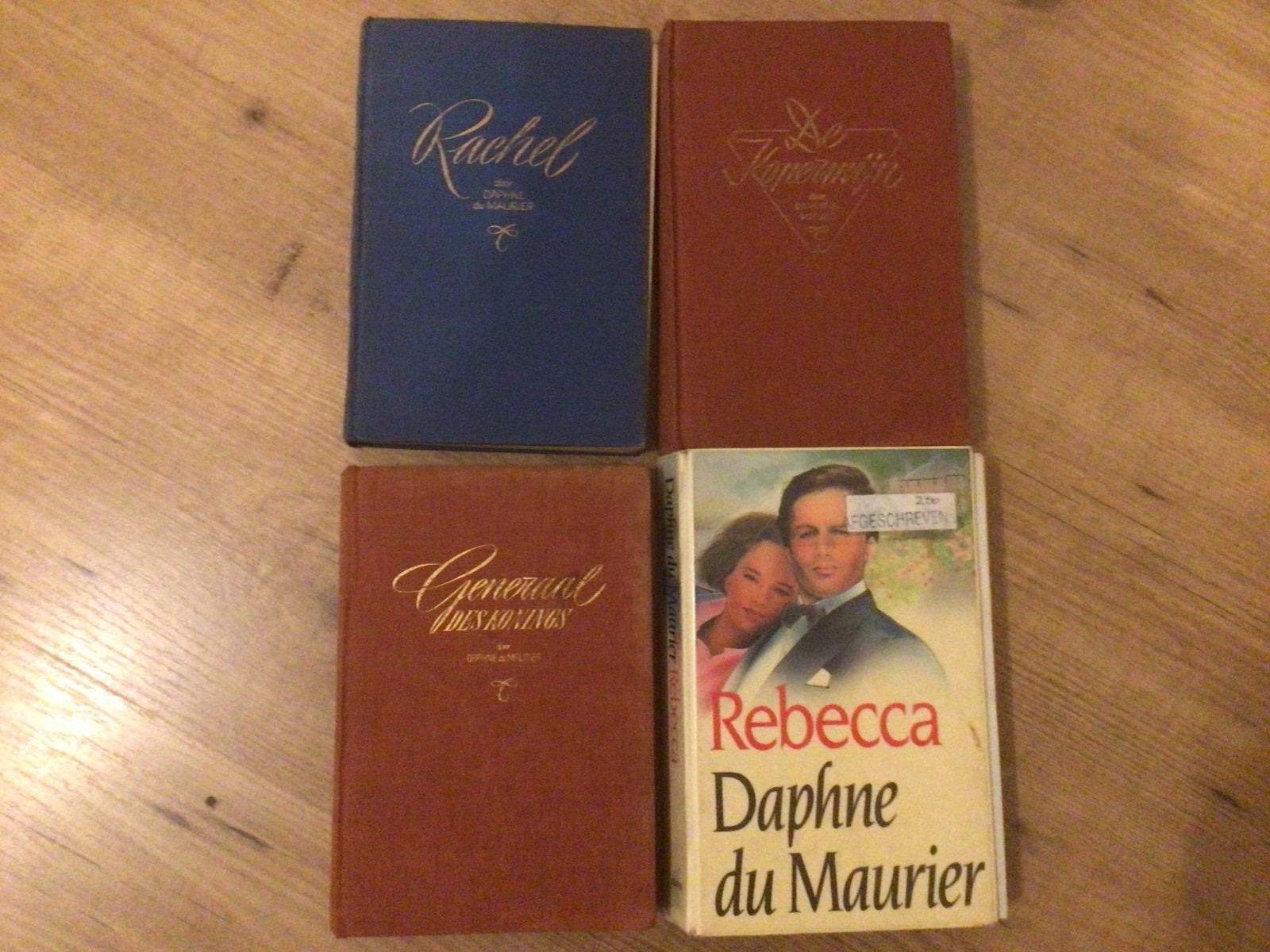 4x Daphne du Maurier: Rachel, Gen. des Konings, Rebecca, Kop, Ophalen of Verzenden, Gelezen, Nederland