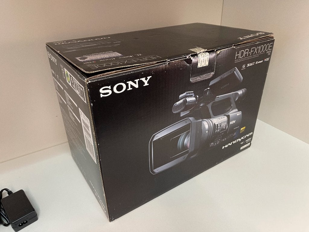SONY HDR-FX1000E Professionele Full HD 1080i/HDV/MiniDV, N, N, 20x of meer, Ophalen of Verzenden
