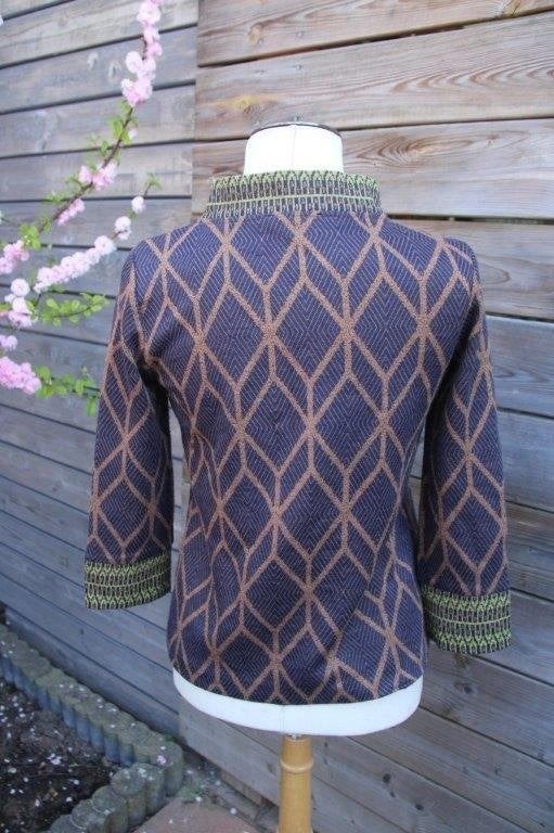 Tuniek blauw/ brons/ kaki Ana Alcazar mt 36 winter Vaste pr, Kleding | Dames, Blauw, Ophalen of Verzenden, Zo goed als nieuw, Maat 36 (S)