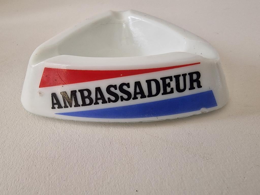 Vintage reclame asbak - Ambassadeur - Palex France, Verzamelen, Ophalen of Verzenden, Huis en Inrichting