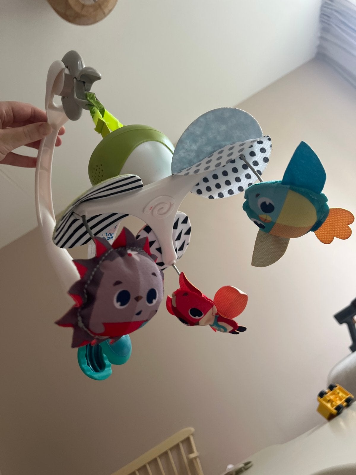 Baby Muziek Mobiel voor Box, Ledikant & Kinderwagen, Ophalen, Zo goed als nieuw, Mobiel, Met geluid